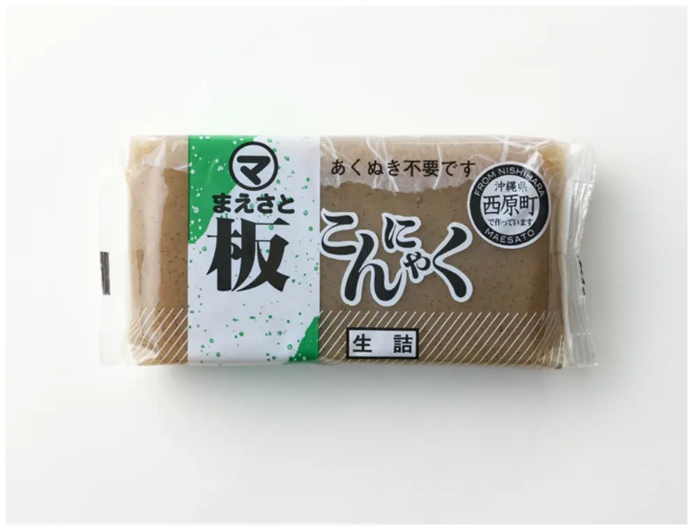 板こんにゃく 生詰
