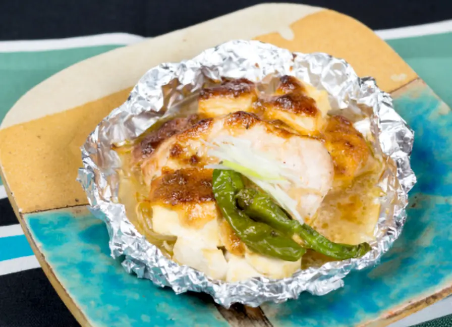 カツオと豆腐のみそマヨ焼き